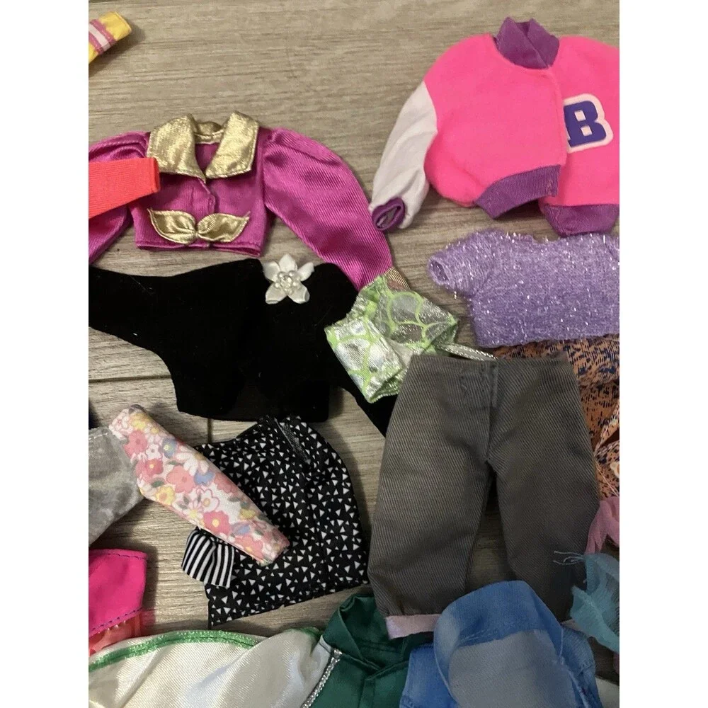 Barbie Doll Clothes lot of 36 pieces 90s/2000s skirts pants tops Vintage